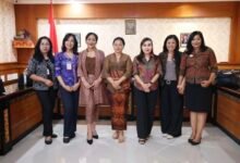Ny. Sagung Antari Jaya Negara sambut baik sinergi DPW ILDI Denpasar dalam penguatan program sosial dan kesehatan masyarakat dalam laporan MD Suteja