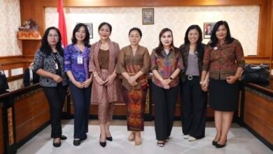 Ny. Sagung Antari Jaya Negara sambut baik sinergi DPW ILDI Denpasar dalam penguatan program sosial dan kesehatan masyarakat dalam laporan MD Suteja