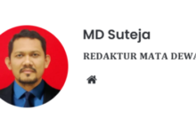 I Made Suteja (MD Suteja), Wartawan Utama dan Redaktur Mata Dewata