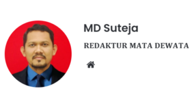 I Made Suteja (MD Suteja), Wartawan Utama dan Redaktur Mata Dewata