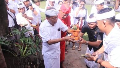 Potret kegiatan pembangunan daerah di Bali. Dokumentasi Mata Dewata