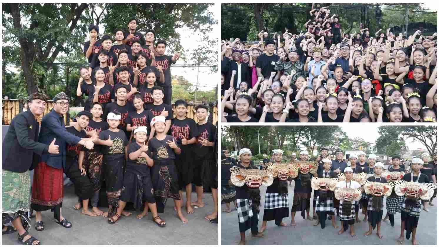 Gladi resik tim kesenian Peed Aya Duta Kota Denpasar untuk Pembukaan PKB 2026
