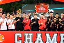 Penutupan turnamen sepak bola Soekarno Cup III Bali 2026 di Stadion Ngurah Rai Denpasar