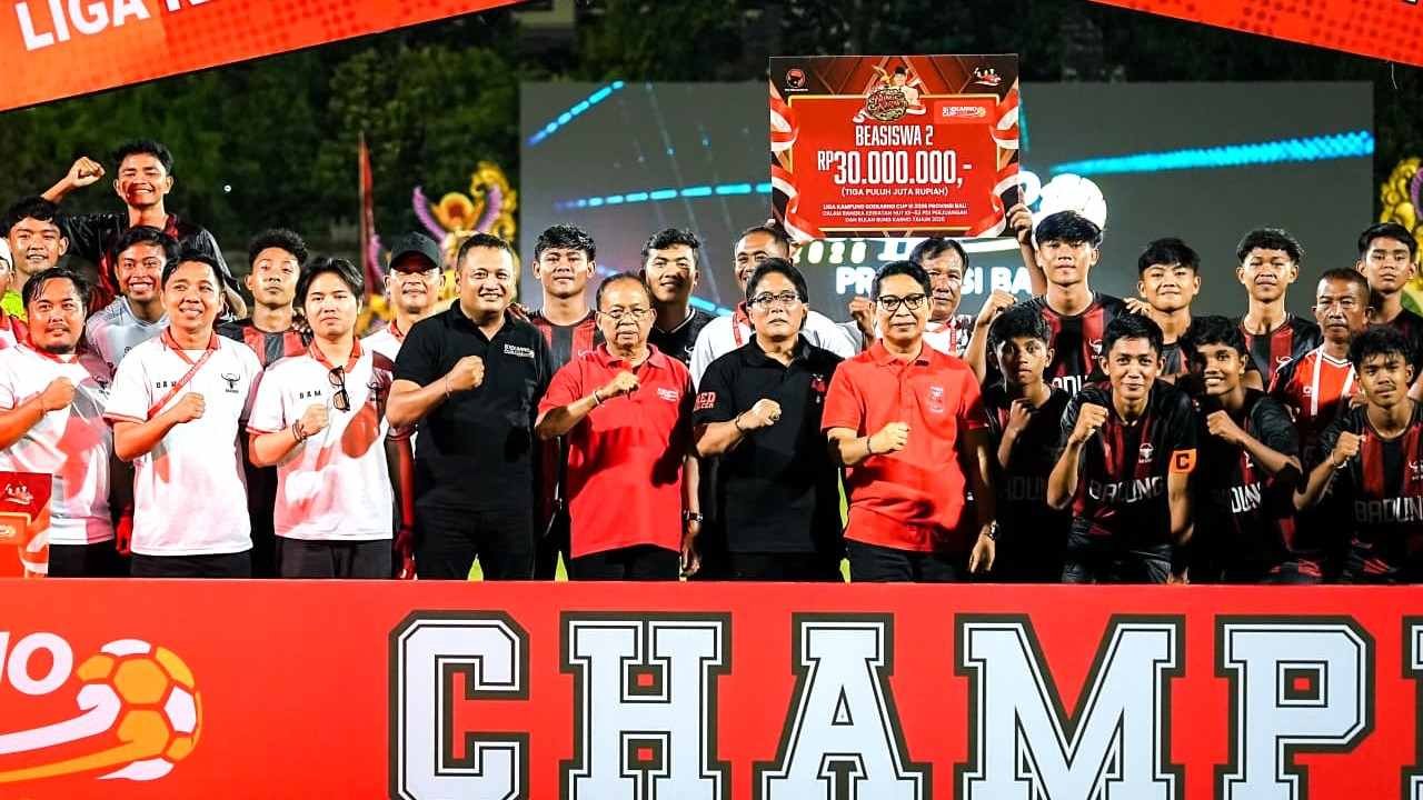Penutupan turnamen sepak bola Soekarno Cup III Bali 2026 di Stadion Ngurah Rai Denpasar