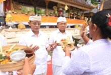 Bupati Klungkung I Made Satria mendampingi Gubernur Wayan Koster di Nusa Penida
