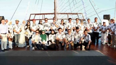 Walikota Jaya Negara menyambut anggota APEKSI di Pelabuhan Benoa