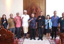 Ketua Umum BaliCEB Ketut Jaman menyampaikan kesiapan industri pariwisata menghadapi ribuan agenda MICE dunia