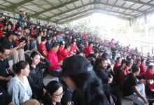 Pelatih Gung Bram memberikan keterangan pers terkait konsistensi turnamen Soekarno Cup III Bali