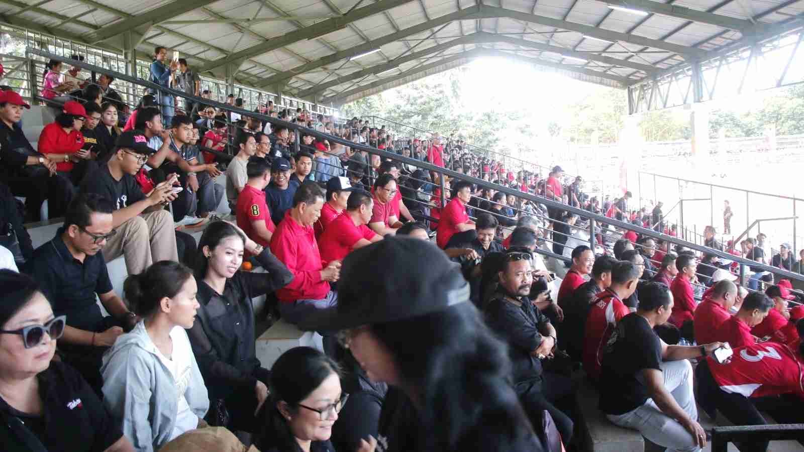 Pelatih Gung Bram memberikan keterangan pers terkait konsistensi turnamen Soekarno Cup III Bali