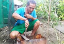 I Ketut Widastra warga Desa Bengkel Tabanan kelola sampah berbasis sumber