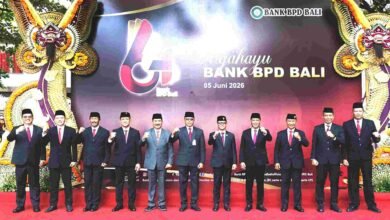 Direktur Utama Bank BPD Bali Nyoman Sudharma peringati HUT ke-64 dan canangkan kenaikan kelas bank menuju KBMI 2