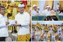 Bupati Badung I Wayan Adi Arnawa hadiri Karya Nyawa Wedana Utama di Desa Adat Ungasan Kuta Selatan