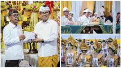 Bupati Badung I Wayan Adi Arnawa hadiri Karya Nyawa Wedana Utama di Desa Adat Ungasan Kuta Selatan