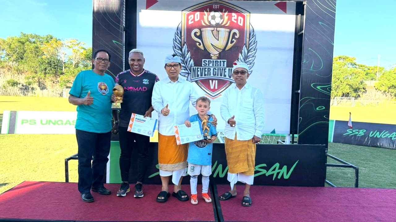 Bupati Badung I Wayan Adi Arnawa menghadiri Turnamen Sepak Bola Usia Dini di Ungasan