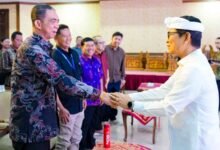 Bupati Badung I Wayan Adi Arnawa memimpin sosialisasi Beasiswa Nak Badung 2026