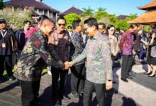 Bupati Badung I Wayan Adi Arnawa usai pimpin apel penguatan petugas Sensus Ekonomi 2026