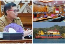 Bupati Klungkung Made Satria mengusulkan penambahan trip KMP Nusa Jaya Abadi kepada Gubernur Wayan Koster