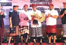 Bupati Tabanan Komang Gede Sanjaya membuka Marga Festival II Tahun 2026 di TPB Margarana