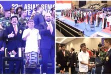 Gubernur Bali Wayan Koster menghadiri pembukaan Kejuaraan Karate Asia Senior 2026 di BNDCC Nusa Dua Badung