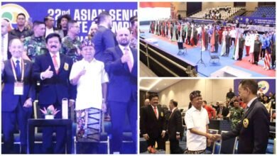 Gubernur Bali Wayan Koster menghadiri pembukaan Kejuaraan Karate Asia Senior 2026 di BNDCC Nusa Dua Badung