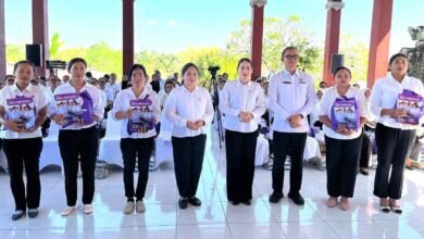 Dinas PMD Dukcapil Bali menggelar aksi Membina dan Berbagi untuk kader Posyandu di Jembrana