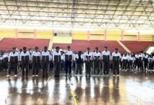 Bupati Jembrana Kembang Hartawan melepas kontingen atlet Porjar Jembrana 2026