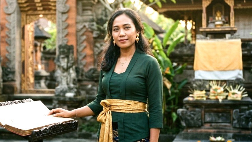 Ilustrasi wanita kelahiran minggu paing