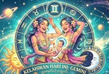 Ilustrasi watak kelahiran weton Jumat Paing menurut kalender Wariga Bali