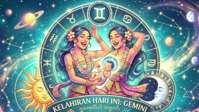 Ilustrasi watak kelahiran weton Jumat Paing menurut kalender Wariga Bali