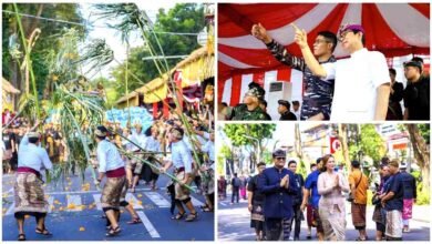Bupati Badung Adi Arnawa dan Wabup Bagus Alit Sucipta menghadiri pembukaan Peed Aya PKB XLVIII 2026 di Denpasar