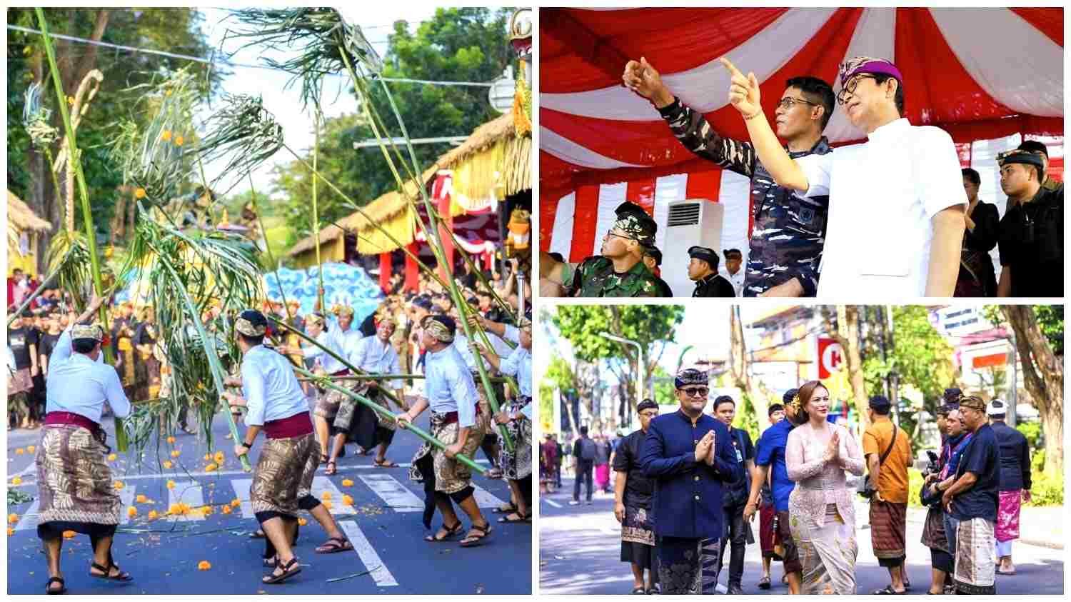 Bupati Badung Adi Arnawa dan Wabup Bagus Alit Sucipta menghadiri pembukaan Peed Aya PKB XLVIII 2026 di Denpasar