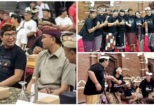 Bupati Badung Adi Arnawa mengapresiasi penampilan gladi bersih Taman Penasar duta Badung untuk PKB 2026