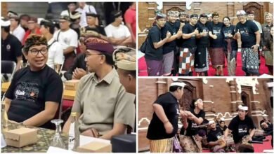 Bupati Badung Adi Arnawa mengapresiasi penampilan gladi bersih Taman Penasar duta Badung untuk PKB 2026