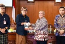 Sekda Kota Denpasar I Gusti Ngurah Eddy Mulya menerima kunjungan kerja Pemkab Magelang