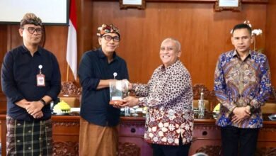 Sekda Kota Denpasar I Gusti Ngurah Eddy Mulya menerima kunjungan kerja Pemkab Magelang