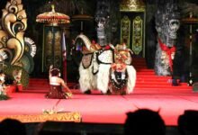 Penampilan Komunitas Barong Singapadu Duta Kabupaten Gianyar pada Pesta Kesenian Bali 2026