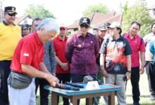 Bupati Sanjaya apresiasi lomba menembak Kapolres Tabanan Cup dalam rangka Hari Bhayangkara ke-80