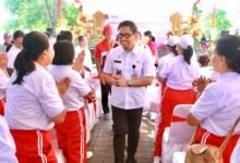 Wakil Walikota Denpasar Kadek Agus Arya Wibawa menghadiri Peringatan Hari Lanjut Usia Nasional ke-30 di Taman Lumintang Denpasar