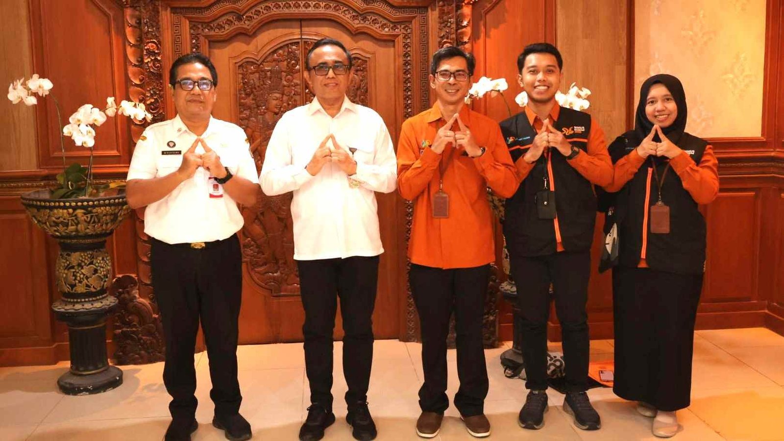 Walikota Denpasar Jaya Negara bersama jajaran BPS dalam pelaksanaan Sensus Ekonomi 2026