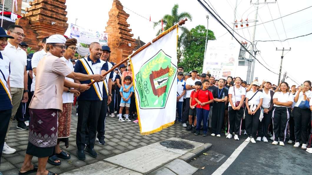 jalan santai hut desa cemagi