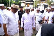 Puncak Karya Aci Pengenteg Jagat di Pura Gelap Besakih