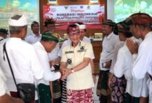 Bupati Klungkung I Made Satria hadiri pelantikan pengurus Dekopinda Klungkung 2026-2031