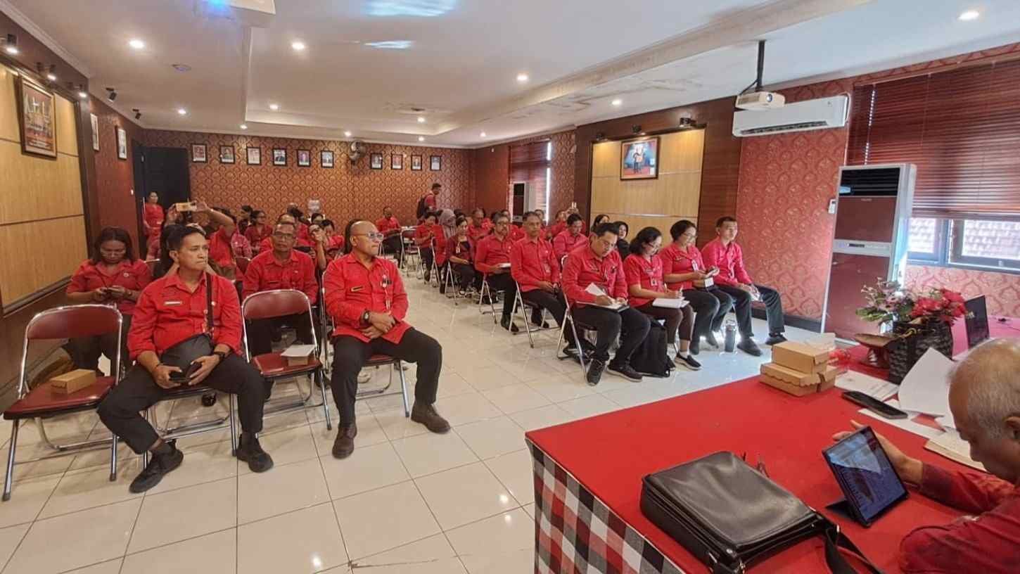 Bappeda Tabanan menggelar Rapat Koordinasi Percepatan Penurunan Stunting di Ruang Rapat Dinas Pendidikan