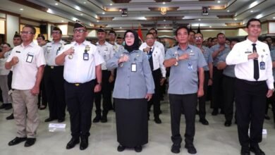 Kanwil Kemenkum Bali ikuti apel bersama Kemenko Kumhamimipas teguhkan komitmen pelayanan berintegritas