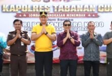 Ketua DPRD Tabanan Nyoman Arnawa hadiri Kapolres Tabanan Cup dalam rangka Hari Bhayangkara ke-80