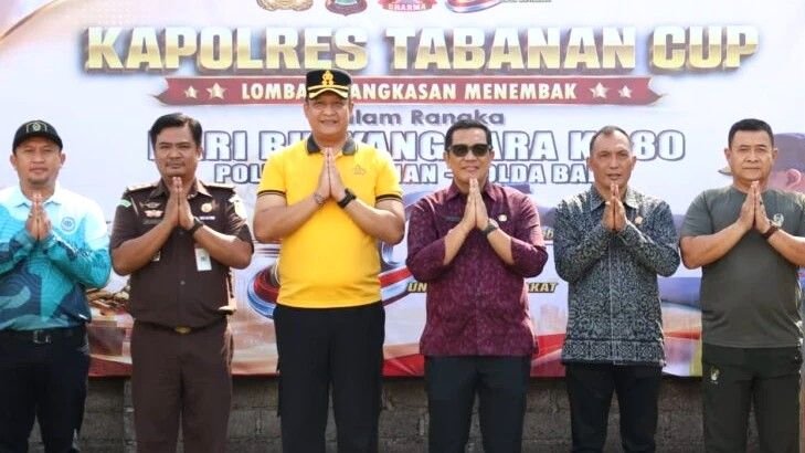 Ketua DPRD Tabanan Nyoman Arnawa hadiri Kapolres Tabanan Cup dalam rangka Hari Bhayangkara ke-80