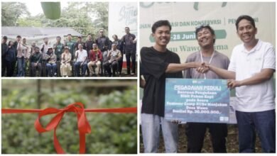 PT Pegadaian Area Pulau Sumbawa meresmikan Rumah Bibit dan menyerahkan 1.000 bibit kopi di Riamau Wawo Bima