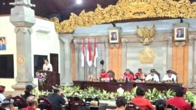 DPRD Tabanan soroti isu bencana dan alih fungsi lahan dalam rapat paripurna pembahasan empat Ranperda