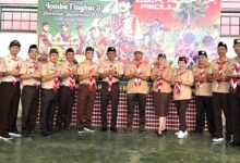 Sekda Jembrana I Made Budiasa buka Lomba Regu Tingkat III Pramuka Penggalang Kwarcab Jembrana