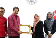 Wakil Bupati Tabanan, I Made Dirga, saat melakukan koordinasi dan konsultasi terkait inovasi pengelolaan sampah ke Gedung BJ Habibie BRIN, Jakarta